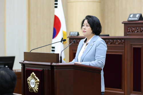 김진숙 안산시의회 의원 10일 '신분당선 수원-의왕-군포-안산 연장선 제5차 국가철도망 구축계획 반영 촉구 건의안' 대표 발의