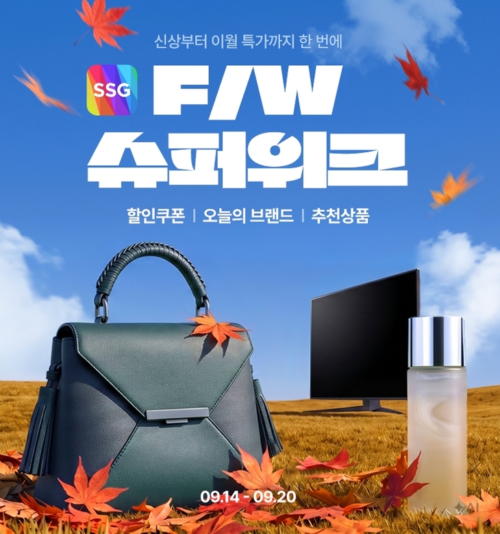 SSG닷컴, 14일부터 'F/W 슈퍼위크' 개최