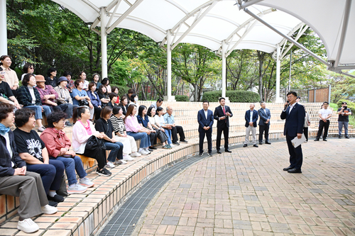이민근 안산시장 10일 반월동 주민과 현장 동행