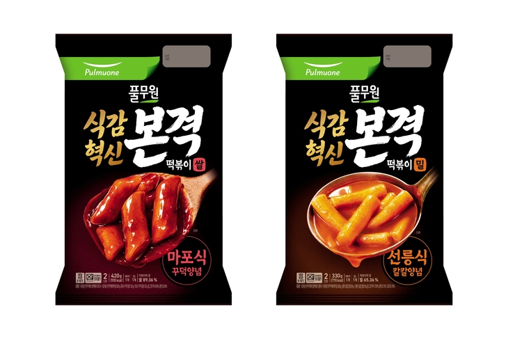 풀무원, 이중 압출 공법 적용한 떡볶이 2종 출시