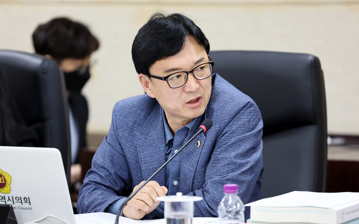 최병은 인천시의원이 '제313회 임시회' 2026년도 제2회 추가경정예산안 심사에서 질의하고 있다. 제공=인천시의회