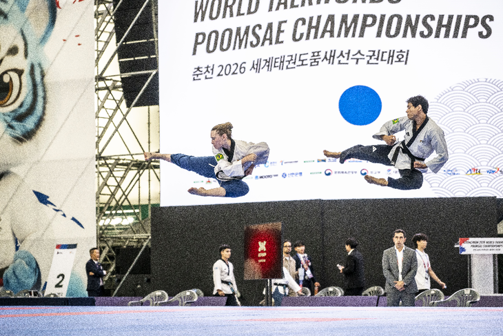 자유 품새 복식