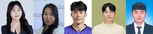2026년 제8회 청년상 수상자- 왼쪽부터 방새린-이혜림-이창용-고영석-박정호