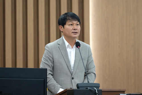 정병용 하남시의회 의장 제352회 임시회 폐회 선포