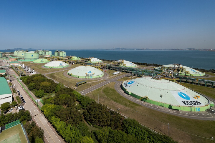 한국가스공사 인천 액화천연가스(LNG) 기지 전경. 사진=한국가스공ㅅ