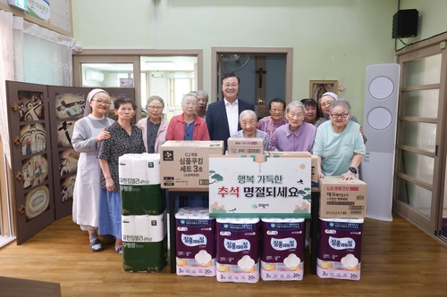김성제 의왕시장 추석 앞두고 21일 사회복지시설 마리아의집 방문