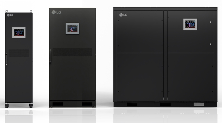 LG전자의 액체냉각 솔루션 CDU(Coolant Distribution Unit) 라인업.