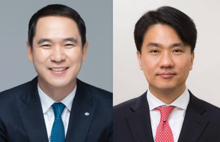 신학기 현 수협은행장(왼쪽)과 이형주 금융정보분석원(FIU) 원장.