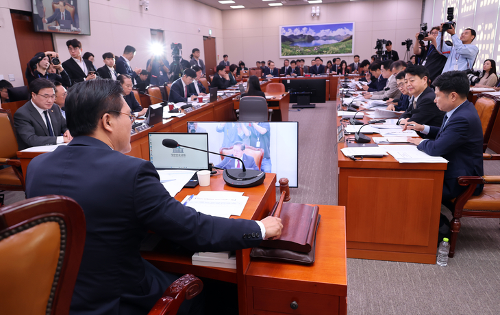 외통위, 국정감사계획서 채택의 건 의결