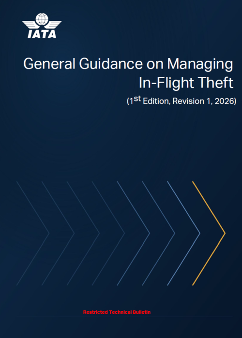 국제항공운송협회(IATA)가 올해 발표한 '기내 절도 관리에 관한 일반 지침(General Guidance on Managing In-Flight Theft)'. 사진=IATA