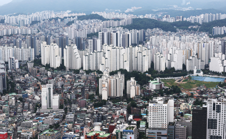 서울 아파트 단지.