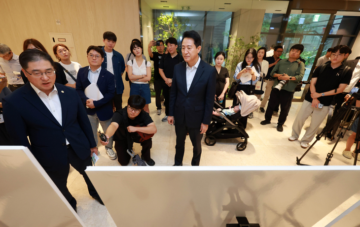 오세훈 서울시장, 미리내집 방문