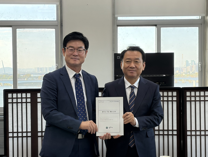 구자열 원주시장 이광재 예결특위 위원장 면담