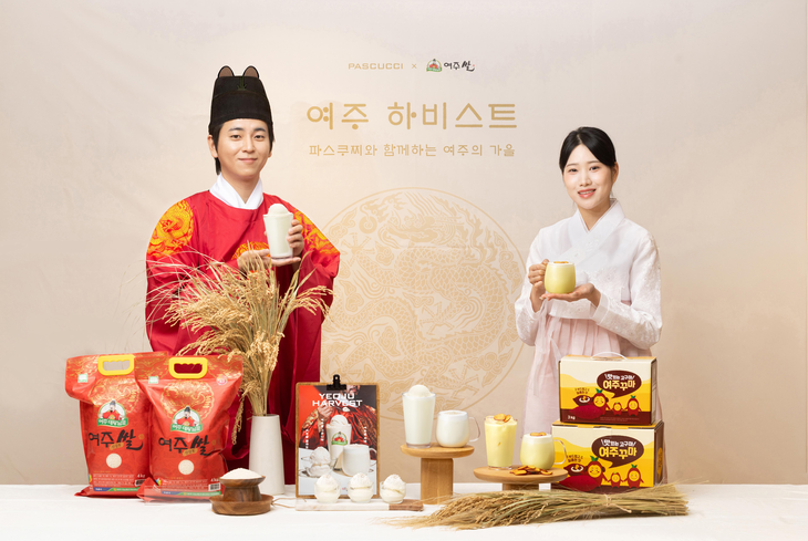파스쿠찌가 여주 쌀과 고구마를 활용한 신메뉴 4종을 출시한다.