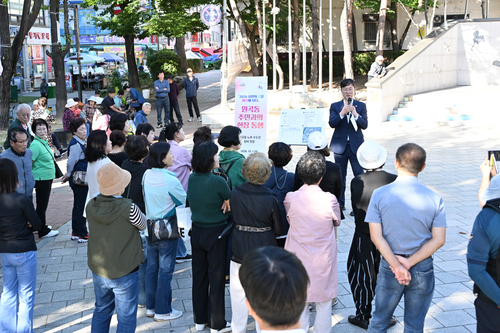 이민근 안산시장 1일 원곡동 주민과 현장 동행 운영