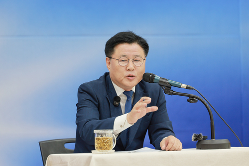 한대희 군포시장 8일 민선9기 취임 100일 기자회견 주재