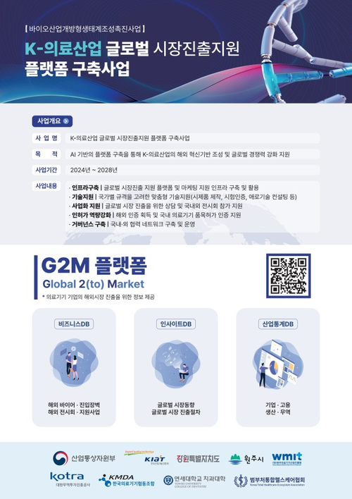 K-의료산업 글로벌 시장진출지원 플랫폼(G2M)