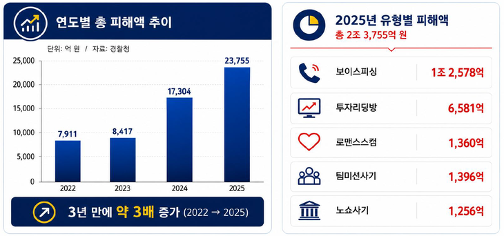 국내 금융사기 피해현황