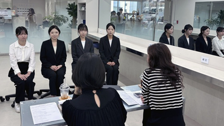실제 대학 면접 환경 재현…자기소개·포트폴리오 발표부터 1:1 맞춤형 피드백까지