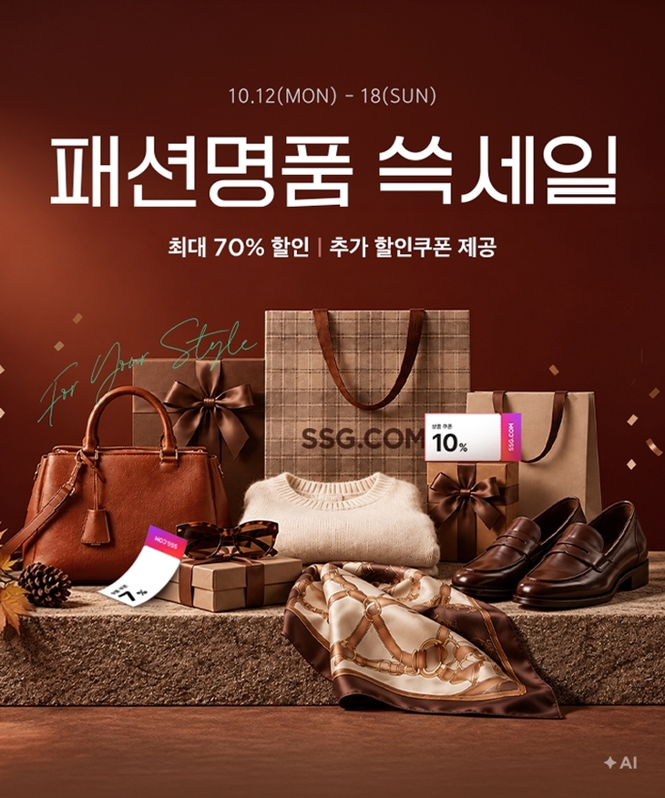 SSG닷컴 '패션명품 쓱세일' 18일까지 진행