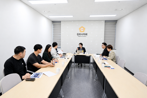 김포시의회-신곡6지구 주민 8일 대중교통 이용 개선 간담회 개최