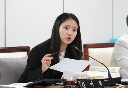 김어진 하남시의회 의원 16일 하남시 청년일자리과 대상 행정사무감사에서 질의