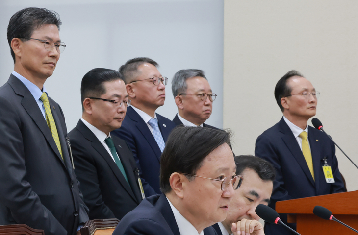 “고객정보 보호도 금리 인하도 미흡”...은행장들 국감서 ‘진땀’