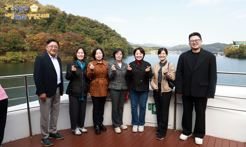 양평군의회 15일 가평군 가평크루즈 시찰