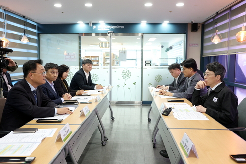 민경선 고양특례시장-홍지선 국토교통부 장관 21일 노후계획도시 정비사업 추진 협력 방안 논의