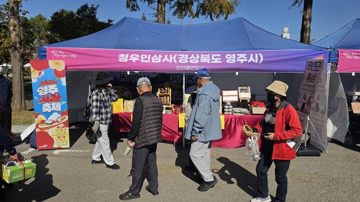 영주시, 안산 김홍도축제서 농특산물 판촉…영주사과축제 홍보 박차