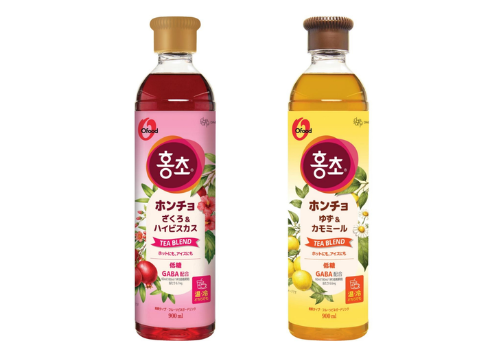 대상이 차갑게도 따뜻하게도 마시는 '냉·온음용 홍초'를 일본에 내놨다.