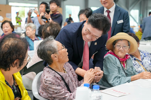 양평군 경로잔치 운영 현장