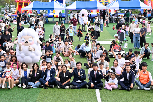양평군 아이 사진 공모전 수상식 현장