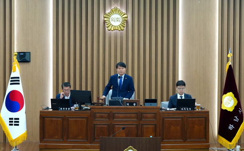 정병용 하남시의회 의장 제353회 제1차 정례회 폐회 선포