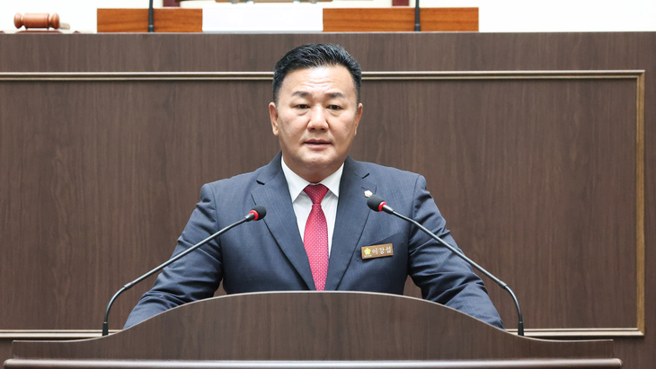 광주시의회 이강섭 의원이 본회의장에서 자유발언을 통해 곤지암 도축장 주변 환경문제 해결과 '광주형 K-푸드 클러스터 조성계획'에 대한 검증을