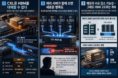 CXL의 한계와 과제…HBM 대체보다 보완