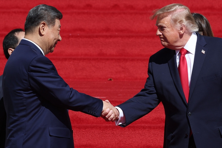 US-PRESIDENT-TRUMP-HOSTS-CHINESE-PRESIDENT-XI-JINPING-FOR-A-STAT