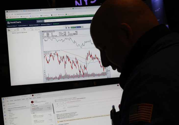 STOCK MARKET WALL STREET