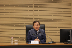 강구영 KAI 사장, 6일 0시에 태풍피해 점검으로 임기시작