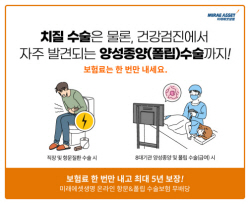 미래에셋생명, ‘온라인 항문&폴립보험’ 출시