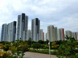 송도,‘인천의 강남’ 옛말…아파트값 급전직하