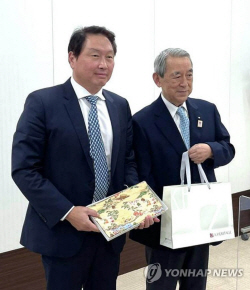최태원, 일본서 부산엑스포 유치 활동에 광폭행보