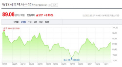 [국제유가] 경기침체 우려 완화에 3일 연속 상승...WTI 1.33%↑