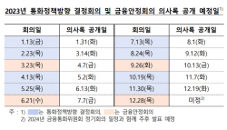 내년 한은 금통위 일정 확정…1월 13일 첫 회의