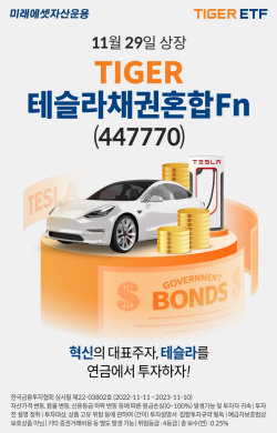 미래에셋자산운용, ‘TIGER 테슬라채권혼합Fn ETF’ 신규 상장 이벤트