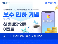 신한자산운용, ‘미국배당다우존스’ 첫 배당 인증 시 스타벅스 두 잔