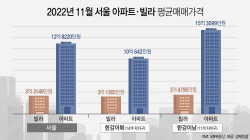 한강이남 아파트 1채 가격 빌라 4.4채와 같아