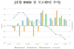 2023년 1월 종합 BMSI 99.0...채권시장 심리 소폭 위축