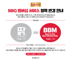 [단독] BBQ, 내년 2월 