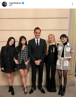 블랙핑크, 페더러·네이마르 등 스포츠 스타와 만남